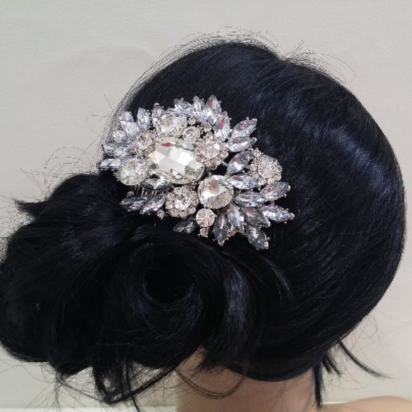 Crystal Bridal Bridesmaid Hair Comb - Picture 4 of 8
